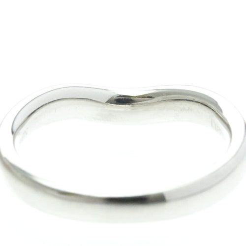 Bague 48 Tiffany & Co. Elsa Peretti - Alliance incurvée en platine et diamants 58 Facettes fkvnbckm8v