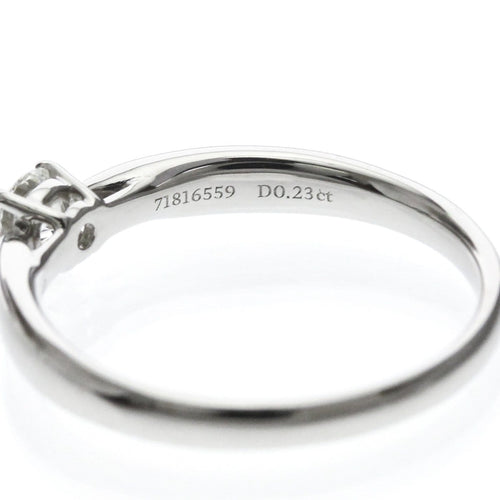 Bague 62 Tiffany & Co. Harmony - Bague solitaire en platine avec diamant 58 Facettes bern220dpe