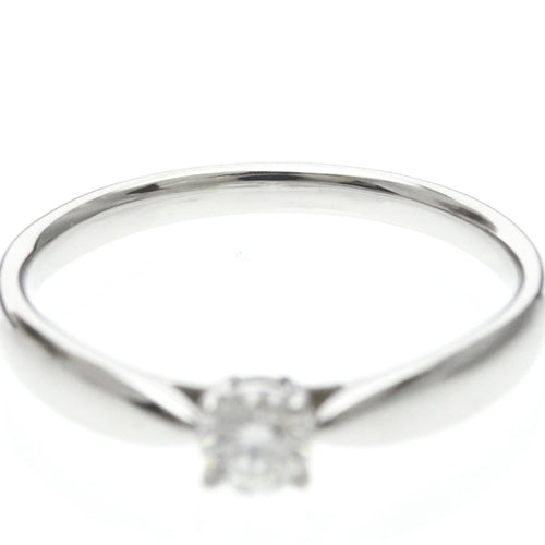 Bague 62 Tiffany & Co. Harmony - Bague solitaire en platine avec diamant 58 Facettes bern220dpe