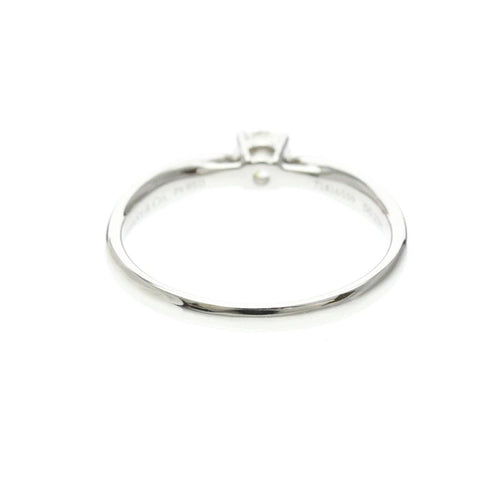 Bague 62 Tiffany & Co. Harmony - Bague solitaire en platine avec diamant 58 Facettes bern220dpe