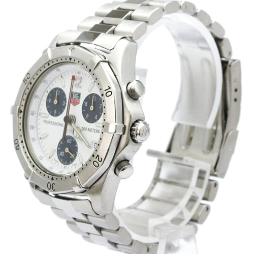 Montre Tag Heuer 2000 Professional - Montre chronographe en acier 58 Facettes wjzyior6ci