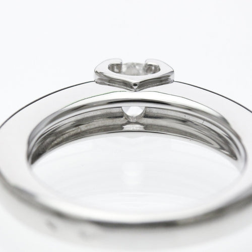 Bague 49 Cartier Ballerine - Bague solitaire en platine diamant D/VVS1 58 Facettes g1um7kljcr