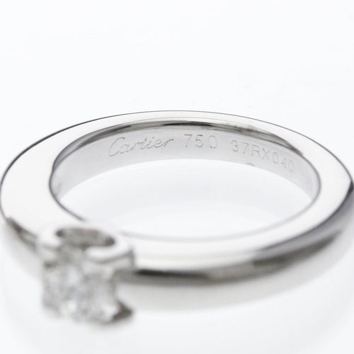 Bague 49 Cartier Ballerine - Bague solitaire en platine diamant D/VVS1 58 Facettes g1um7kljcr