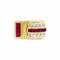 54 Tank - Bague en or jaune et blanc, rubis synthétiques et diamants 58 Facettes 35918