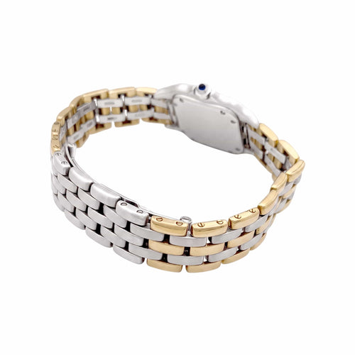 Cartier Panthère - Montre petit modèle en acier et or jaune 58 Facettes 35719