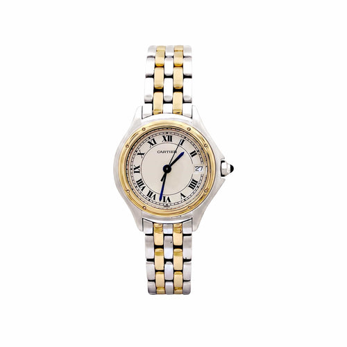 Cartier Panthère Cougar - Montre en or jaune et acier 58 Facettes 35860