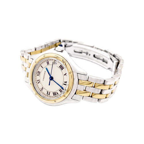 Cartier Panthère Cougar - Montre en or jaune et acier 58 Facettes 35860
