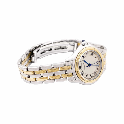 Cartier Panthère Cougar - Montre en or jaune et acier 58 Facettes 35860