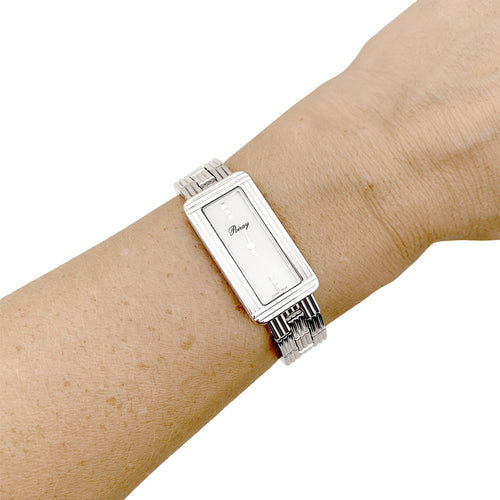 Poiray Ma Baguette - Montre en acier et nacre 58 Facettes 35804