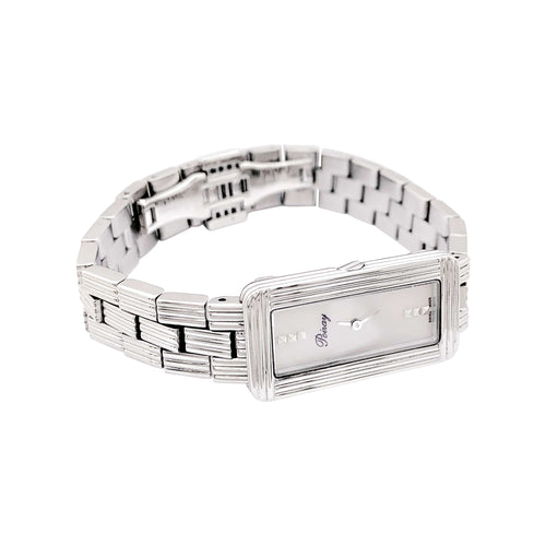 Poiray Ma Baguette - Montre en acier et nacre 58 Facettes 35804