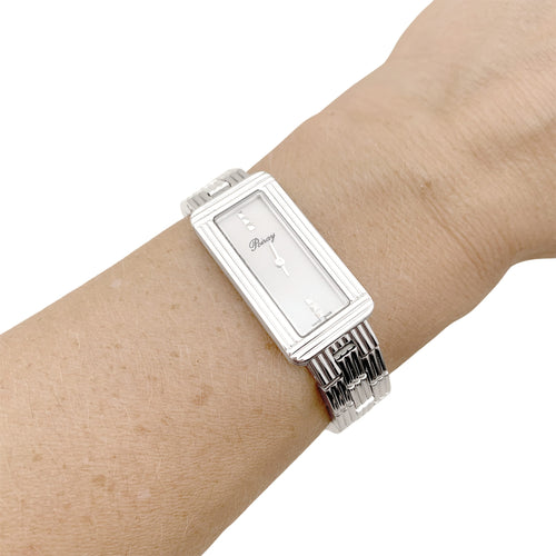 Poiray Ma Baguette - Montre en acier et nacre 58 Facettes 35804