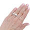 52 Cartier Nouvelle Vague - Bague en or blanc et diamants 58 Facettes 35915