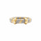 54 Cartier Trinity - Bague en trois ors et acier 58 Facettes 35830
