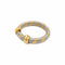 54 Cartier Trinity - Bague en trois ors et acier 58 Facettes 35830