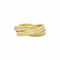49 Cartier Trinity - Bague en or jaune et diamants 58 Facettes 35854