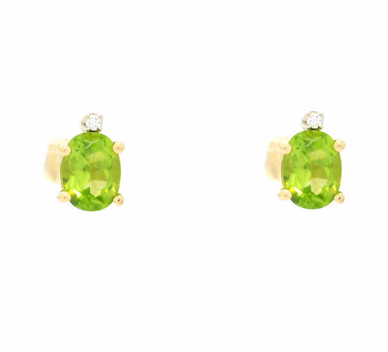 Boucles d'oreilles en or jaune, quartz et diamants 58 Facettes 9072