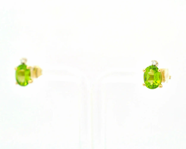 Boucles d'oreilles en or jaune, quartz et diamants 58 Facettes 9072