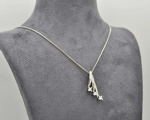 Recarlo Eternity - Collier en or blanc 750 et diamants 58 Facettes 9214