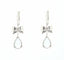 Boucles d'oreilles en or blanc, aigues-marines 2,58 ct et diamants 58 Facettes 9230
