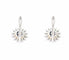 Boucles d'oreilles en or blanc avec perles et diamants 0,70 ct 58 Facettes 9269