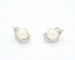 Boucles d'oreilles en or blanc, perles et diamants 58 Facettes 9275