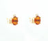 Boucles d'oreilles en or jaune, quartz citrins et diamants 58 Facettes 9320