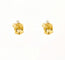 Boucles d'oreilles en or jaune 18 ct, quartz et diamants 58 Facettes 9350