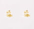 Boucles d'oreilles en or jaune 18 ct, quartz et diamants 58 Facettes 9350