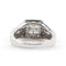 54 Bague en or blanc 14 ct avec diamants 58 Facettes 18335