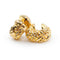 Chimento - Boucles d'oreilles créoles tressées en or jaune 58 Facettes 19860