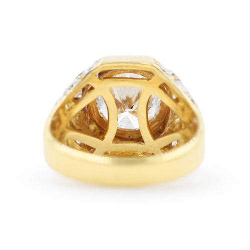 Bulgari - Bague vintage en or jaune 850 et diamants 58 Facettes 20045