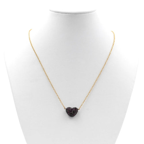 Pomellato Tabou - Collier en or rose, argent et rhodolites 58 Facettes 20371