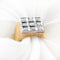 58 Bague bandeau en or jaune et diamants 0,45 ct 58 Facettes 21256