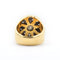 54 Chevalière en or jaune avec diamants 0,60 ct 58 Facettes 21264