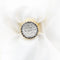 54 Chevalière en or jaune avec diamants 0,60 ct 58 Facettes 21264