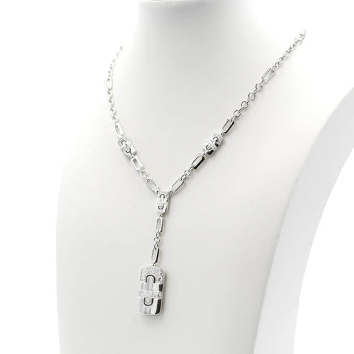 Bulgari Parentesi - Collier en or blanc et diamants 58 Facettes 21392