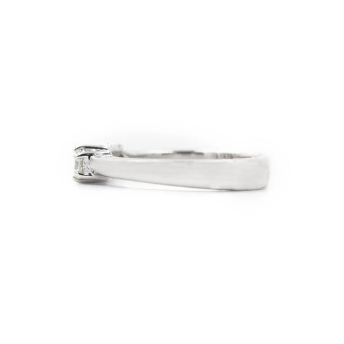 49 Trilogy - Bague en or blanc 18 carats et diamants 58 Facettes 21468
