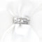 56 Bulgari Parentesi - Bague en or blanc et diamants 58 Facettes 21750