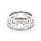 56 Bulgari Parentesi - Bague en or blanc et diamants 58 Facettes 21750