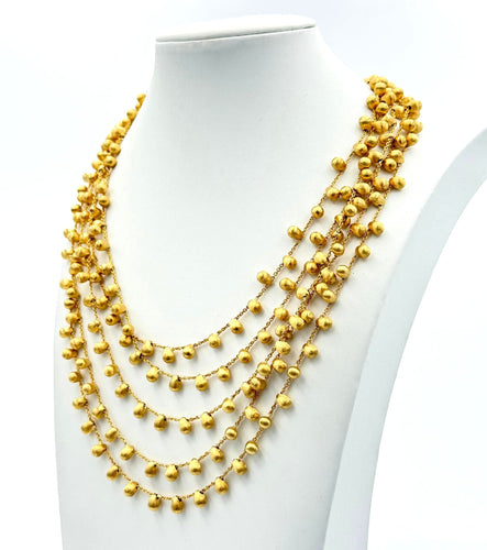 Bicego - Collier 5 rangs en or jaune 58 Facettes 21990