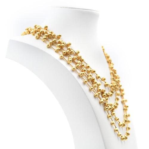 Bicego - Collier 5 rangs en or jaune 58 Facettes 21990