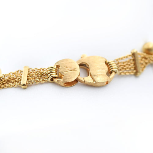 Bicego - Collier 5 rangs en or jaune 58 Facettes 21990