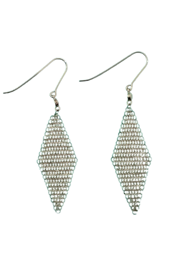 Tiffany & Co. Elsa Peretti - Boucles d'oreilles en argent et diamants 58 Facettes 22426
