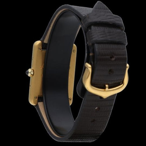 Cartier Tank Vermeil - Montre en plaqué or 58 Facettes MT43311
