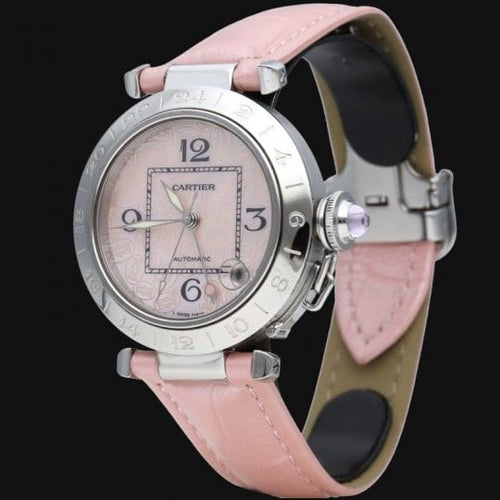 Cartier Pasha GMT - Montre en acier 58 Facettes MT45669