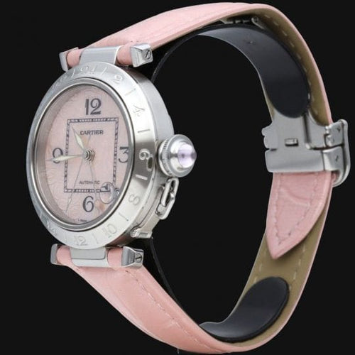 Cartier Pasha GMT - Montre en acier 58 Facettes MT45669