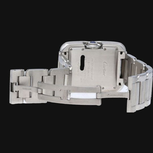 Cartier Tank Anglaise - Montre Medium en acier 58 Facettes MT46664