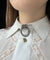 Broche Spilla vittoriana en or rose et argent, vers 1830, diamants 58 Facettes