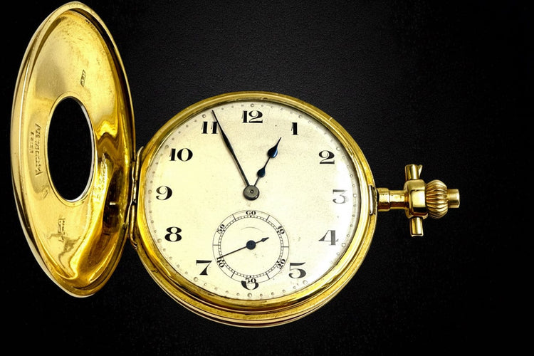 Montre Baume et Mercier - Montre de poche « Œil-de-bœuf » en or 58 Facettes