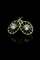 Boucles d'oreilles Impero austro-ungarico - Boucles d'oreilles pendantes en émail noir 58 Facettes